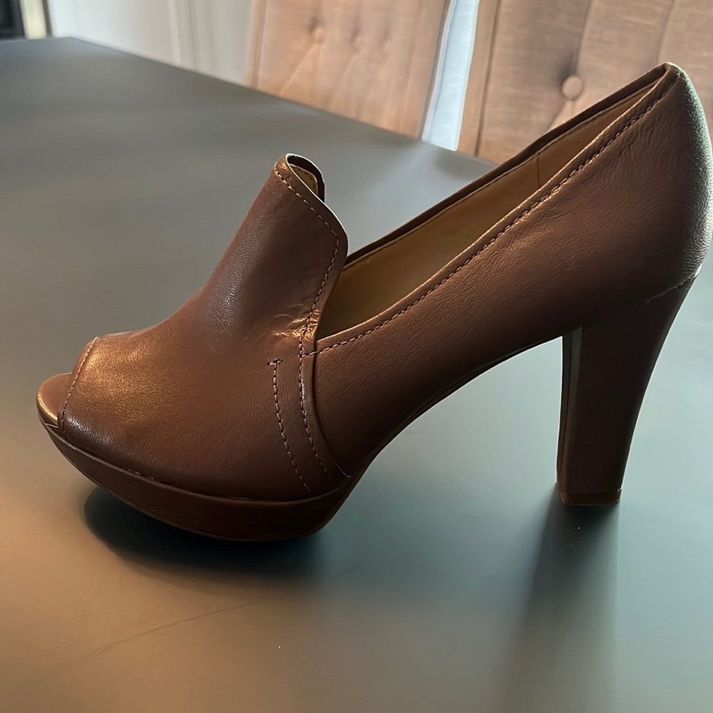 Women’s heel and platform shoe